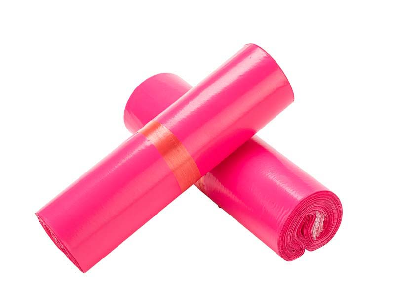 图木舒克玫红色快递袋-02